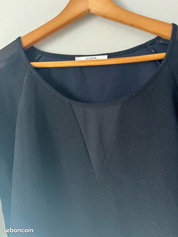 Haut Zapa Dentelle Orange - Taille 36 - Occasion Très Bon état - Haut Femme