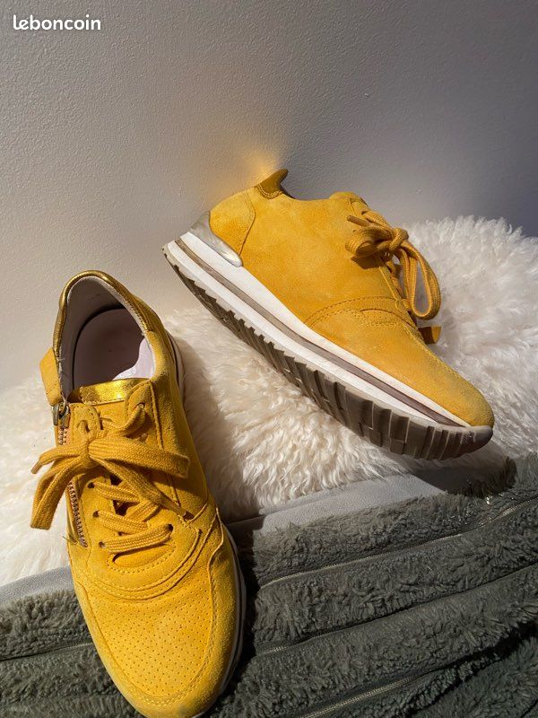 Pieds Larges Chaussures Gabor Largeur H Baskets Taupe GABOR En