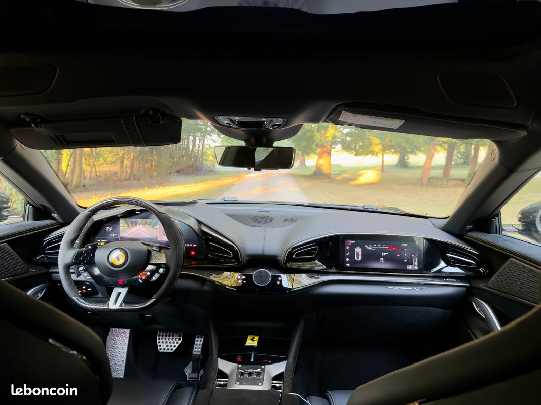Ferrari Purosangue – 15 000 km – Origine France – TVA – Première Main – NERO DAYTONA – Configuration Exceptionnelle – V12 725 CH (image 3)
