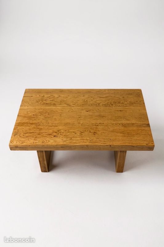 Table basse japonisante en chêne massif (image 3)