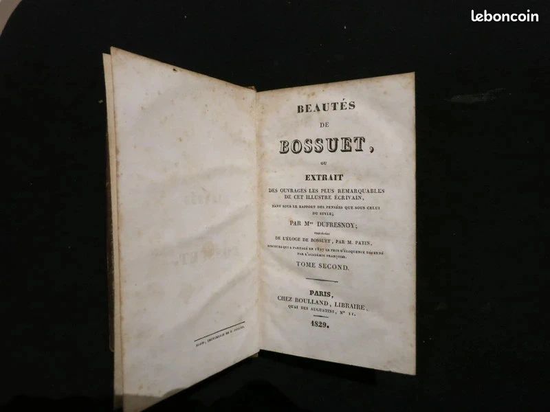 Beautés De Bossuet. 1829 (image 4)