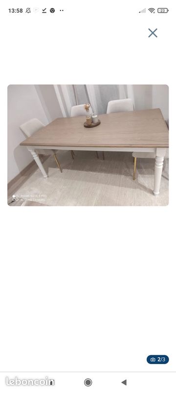 Table cottage en bois neuf (image 6)