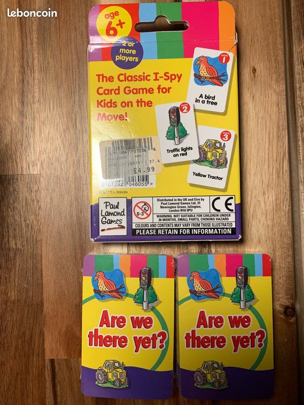 Game english Are We there yet ? Travel anglais jeux carte neuf (image 2)
