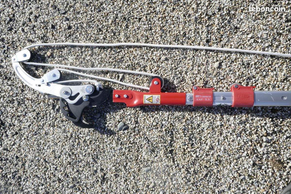Perche télescopique ARS 5.5 m avec ébrancheur Métallo, servie 2 fois (image 4)