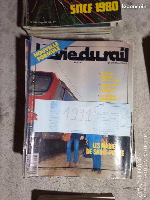Magazine La vie du rail 1991 (image 1)