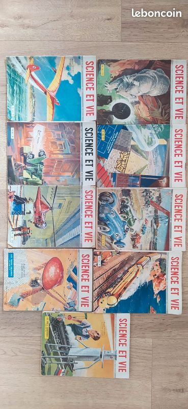 7 revues Science et vie 1949 (image 1)