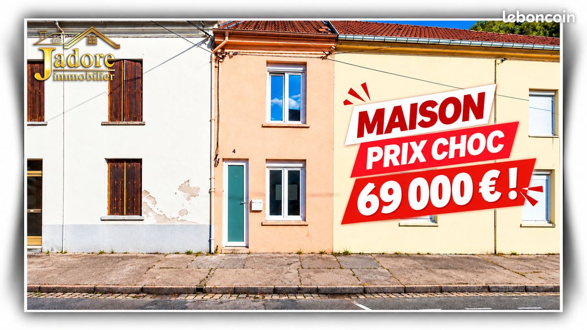 Maison 3 pièces 43 m² · à Raon-l'Étape · 43 m² · 69 000 €