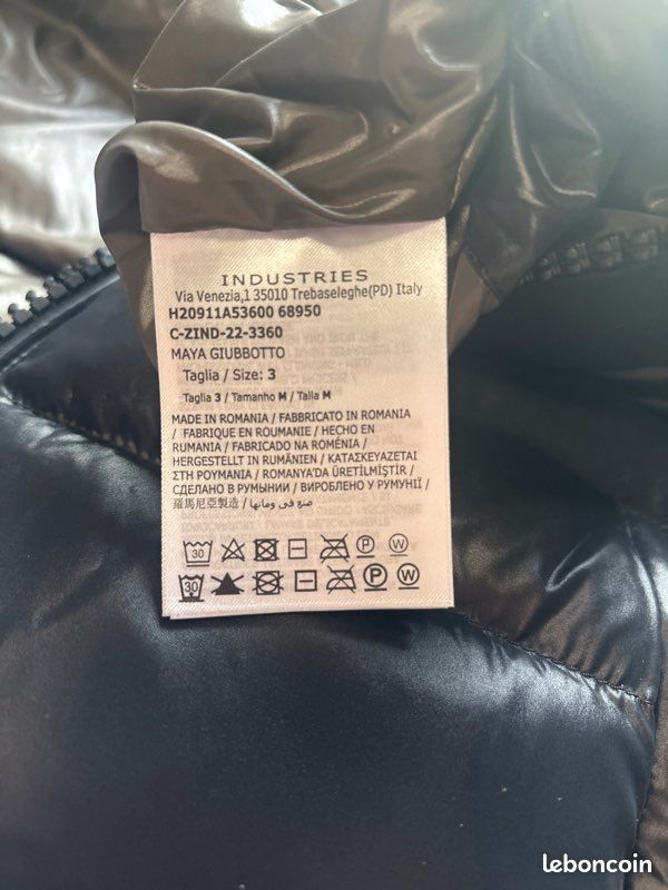 Doudoune MONCLER MAYA GIUBBOTTO TAILLE 3 (image 6)