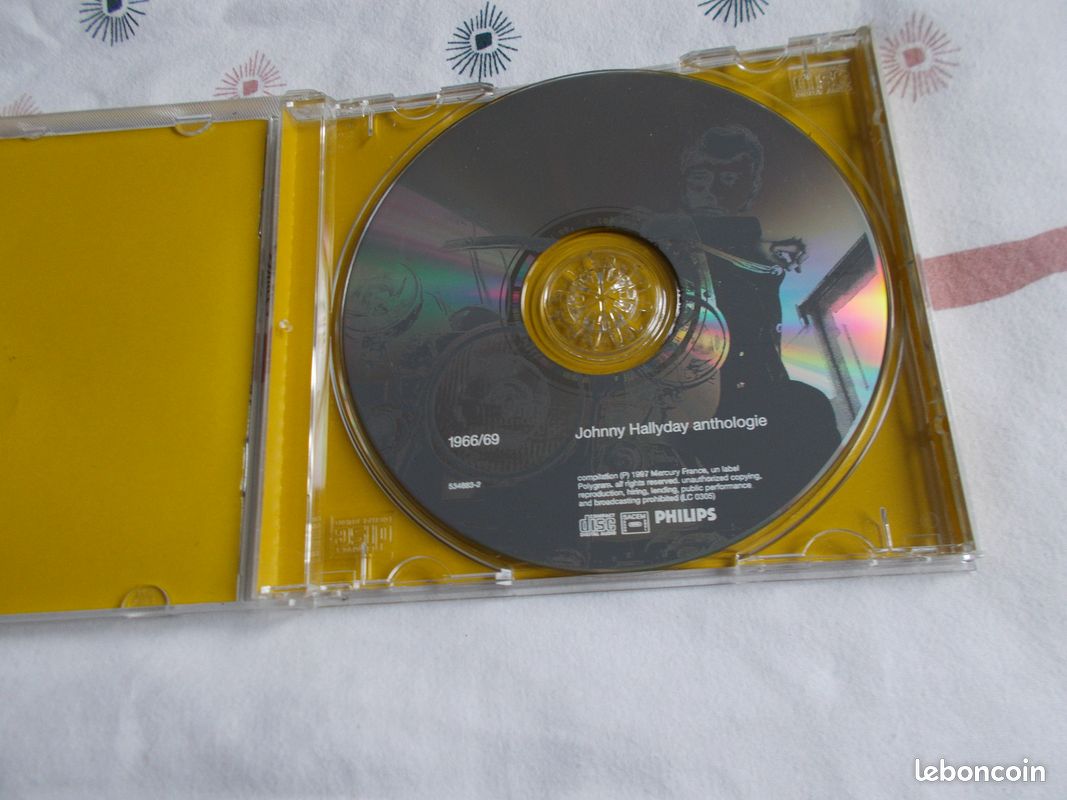 Cd hallyday--anthologie 66/69 (image 2)