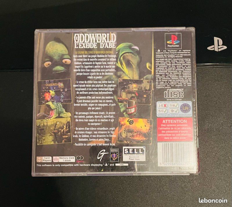 Oddworld L'Exode d'Abe (PlayStation) (Gebraucht) in Montagnola für CHF