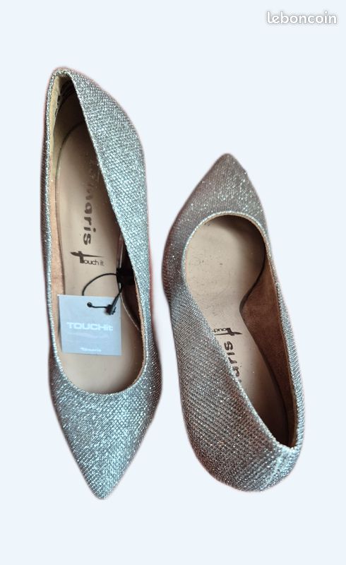 Chaussures de fete a paillettes soiree ceremonie mariage