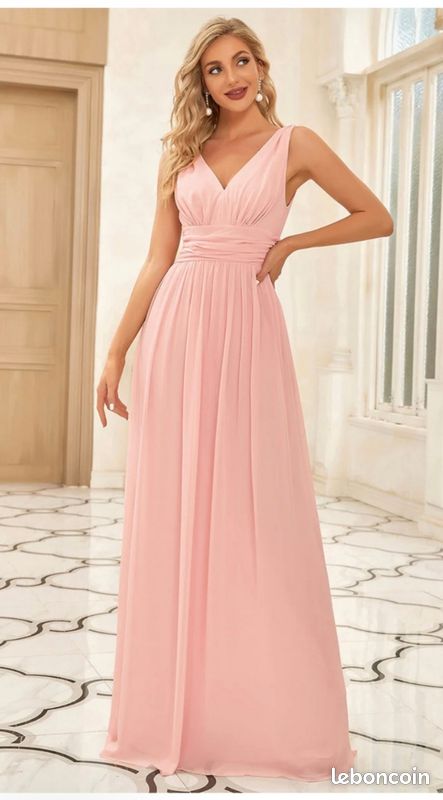 Robe de cérémonie rose pâle Marque ever pretty Vêtements