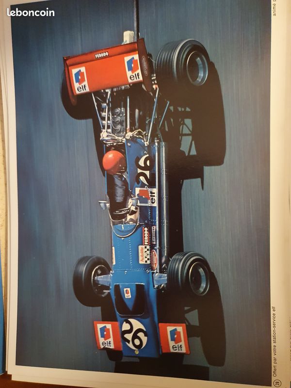 PHOTO ELF COLLECTION Competition 70 N° 9 Formule 1 Matra Elf Type Ms 84
