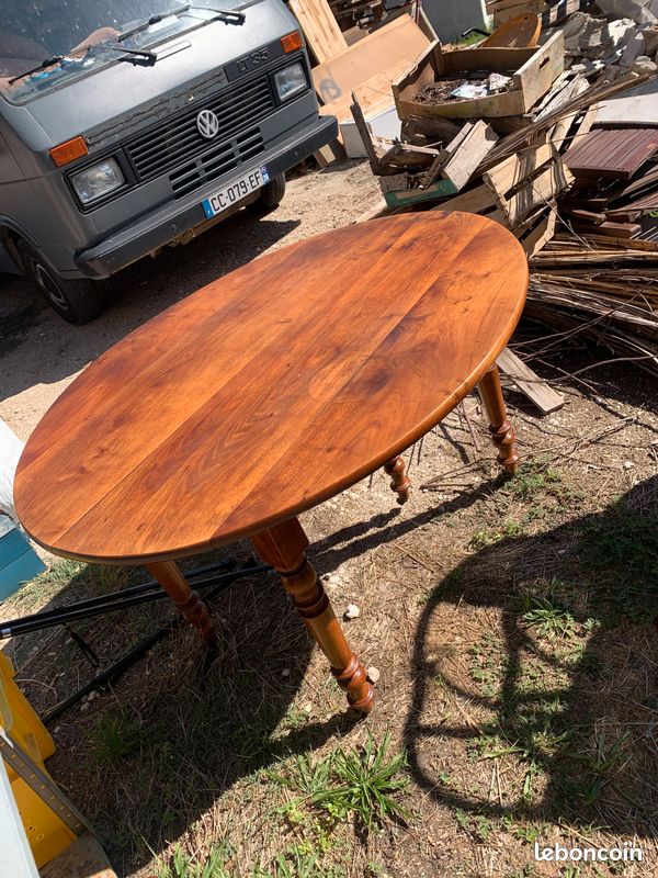 Table ovale extensible 2 rallonges (image 2)