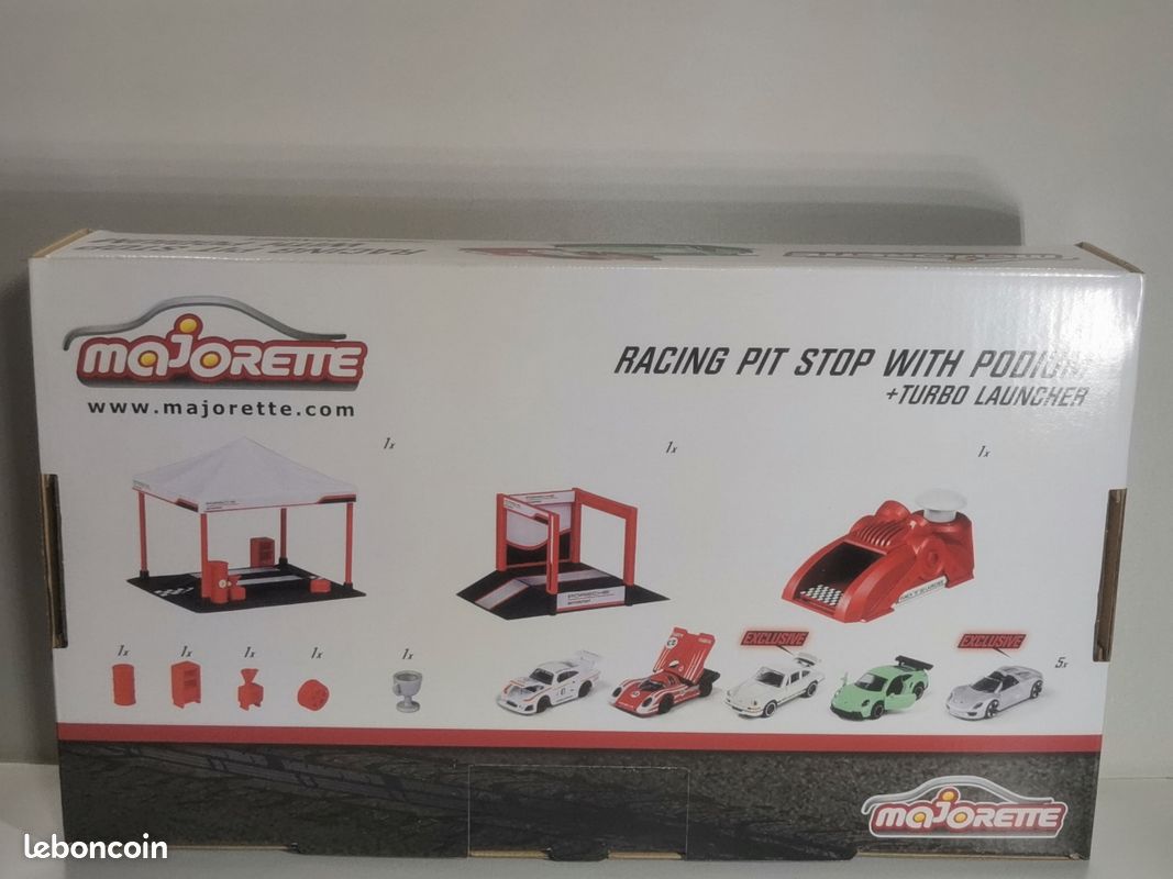 Majorette Porsche Edition racing padok, lanceur, podium (image 4)