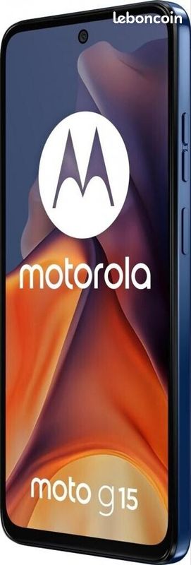 Motorola Moto G15 Sea Blue 256 Go 8 Go RAM TÉLÉPHONE DÉBLOQUÉ OPÉRATEUR 5G (image 4)