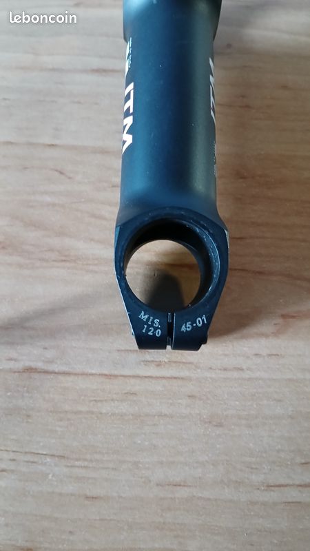 Potence ITM Vista 120 Mm - Vélo Route Course, 31.8 Mm, 1''1/8, Noir Ergal (NOS)