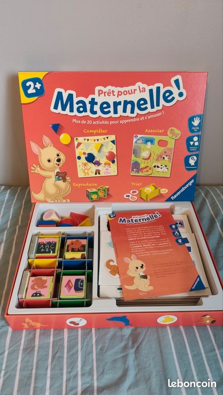 Jeu Educatif - Prêt pour la maternelle ! - Coffret complet éducatif