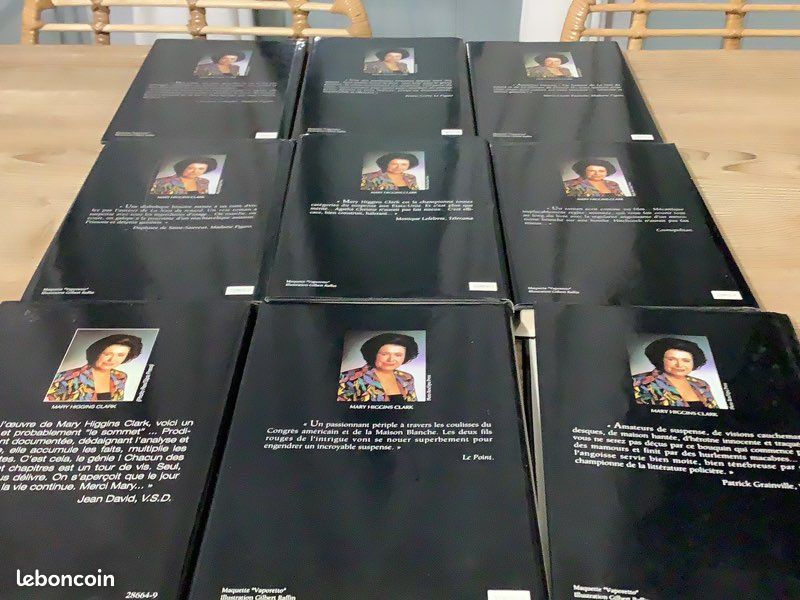 Lot de 9 livres Mary Higgins Clark (image 2)