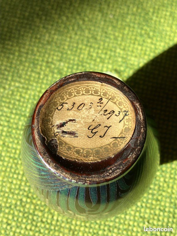 Zsolnay - porte-bague - peint à la main et doré - Doré, - Catawiki
