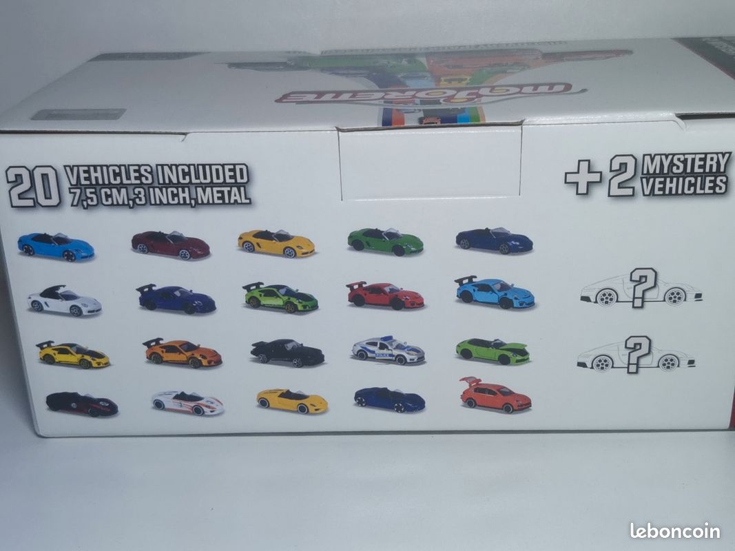 MAJORETTE MAJOPUB PORSCHE LE MANS BLANCHE