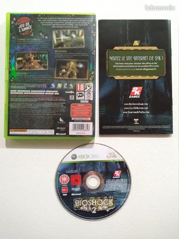 BioShock 2 Xbox 360 – Complete with Manual – Éco-Dépôt Montréal