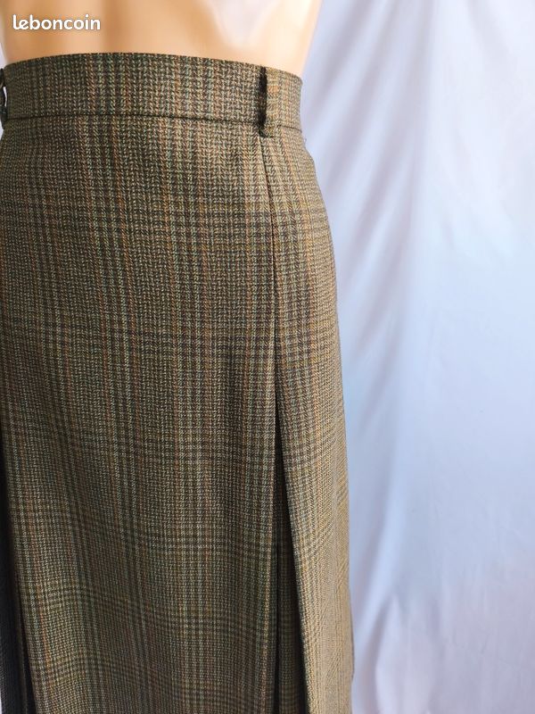 Jupe A-Line Midi Marks & Spencer - Taille 18 - Carreaux Multicolores - Neuf Sans étiquettes