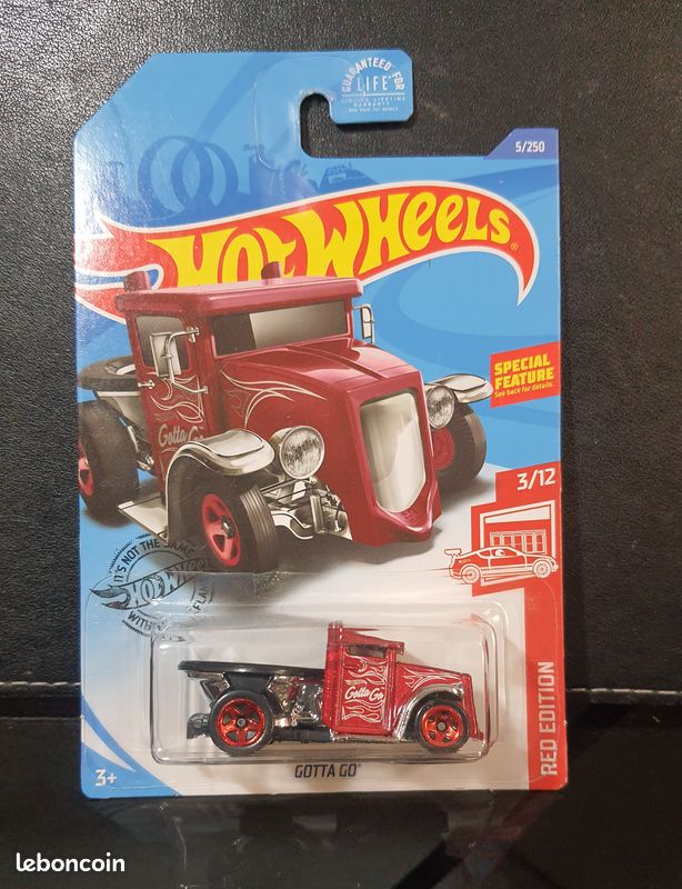 Lot De 10 Voitures Hot Wheels Red Edition (2016-2021) - Boîtes Fermées - Échelle 1/64