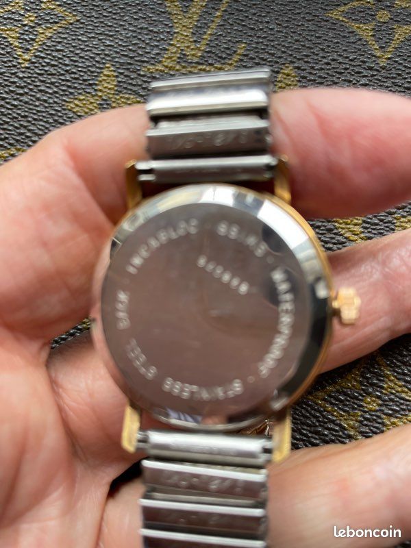 Montre Bracelet Vintage Edox Automatique Avec Date - Modèle Ancien Fonctionnel - Réf. P1335
