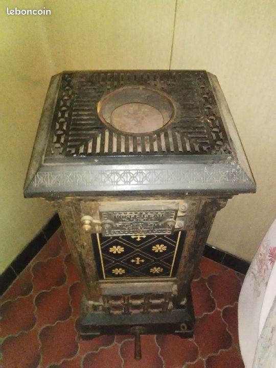 Poele salamandre en fonte (image 2)