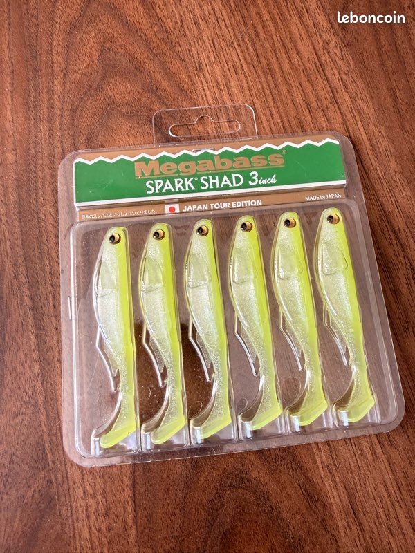 Megabass Spark Shad 5 pouces, Raid Japan