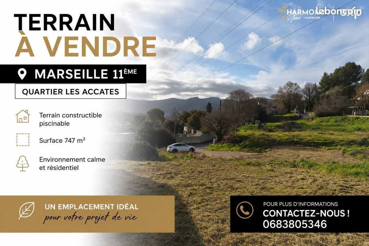 Terrain 747 m² · à Marseille · 747 m² · 399 000 €