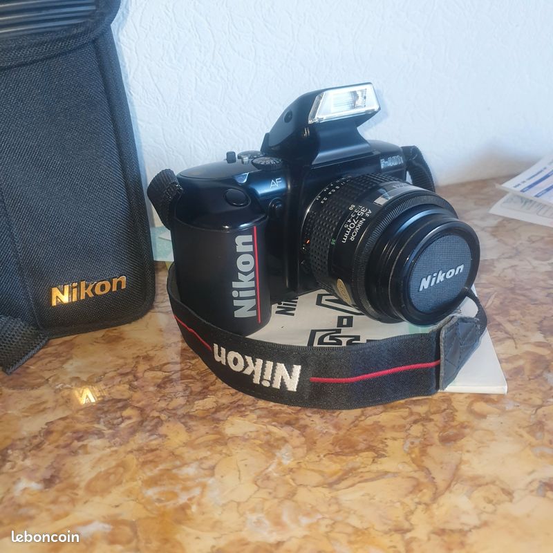 Appareil Photo Argentique Nikon F-401X Avec Autofocus - Noir, Parfait état, Testé Et Fonctionnel