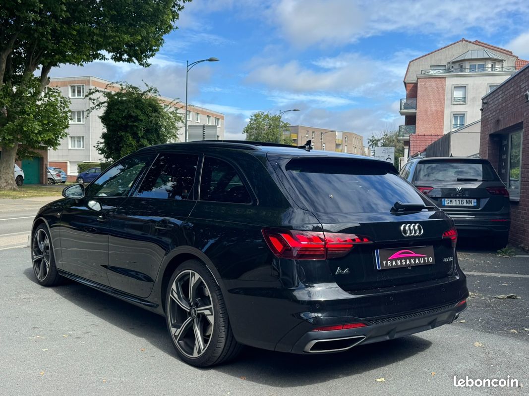 AUDI A4 AVANT 40 TDI 204 ch S tronic 7 S line / Apple CarPlay / Toit ouvrant panoramique (image 3)