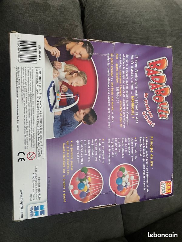 Vends Jeu BADABOULE « MEGABLEU +5 Ans ». Ni Envoie Ni PayPal (image 3)