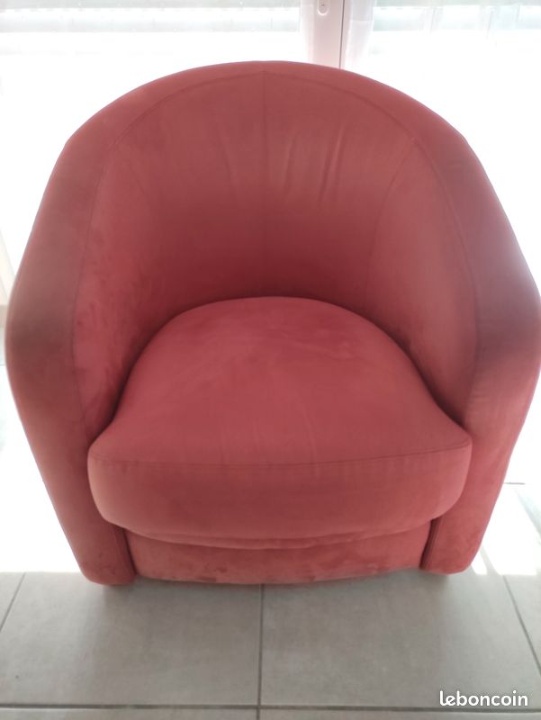 Fauteuil cabriolet velours (image 2)