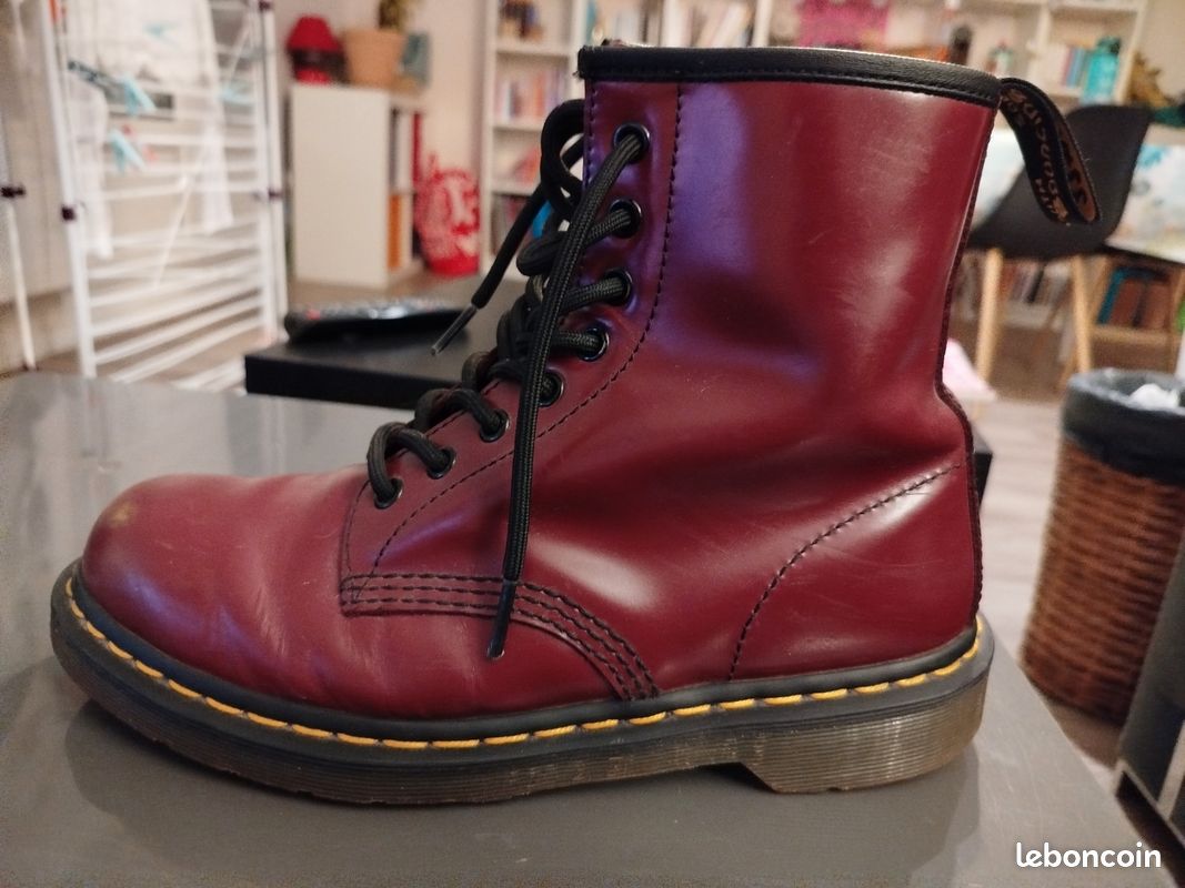 Dr. Martens femme bordeaux (image 6)