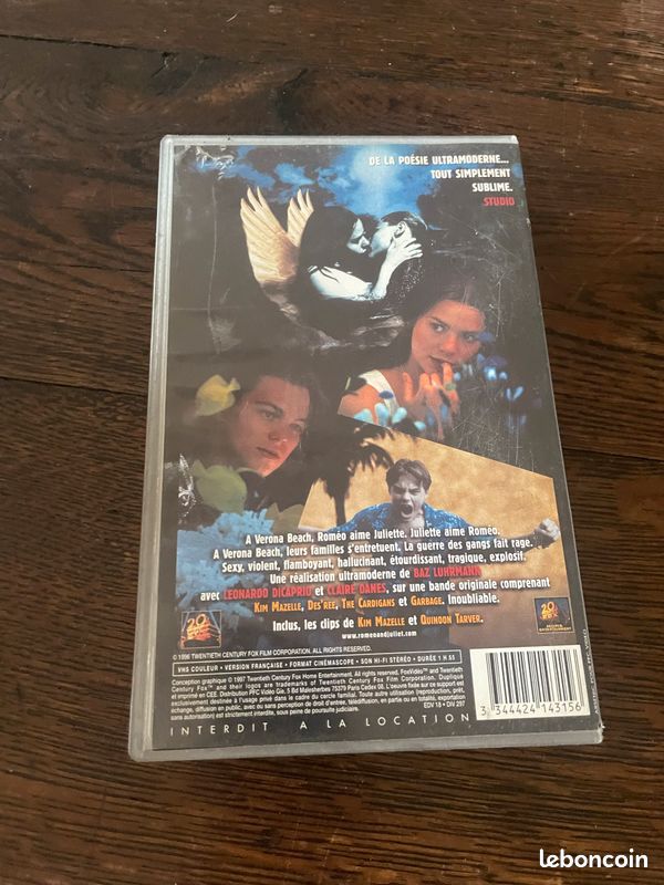 Cassette VHS Romeo + Juliette (image 3)