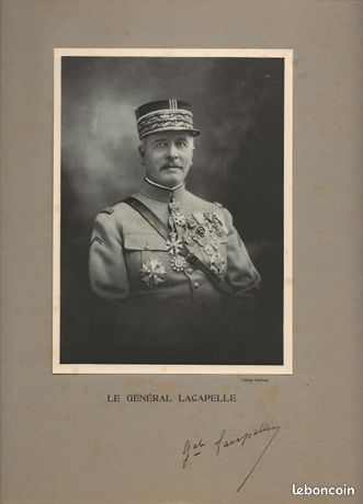 Ancienne Photo Militaire Portrait Général Lacapelle, Tirage Argentique France