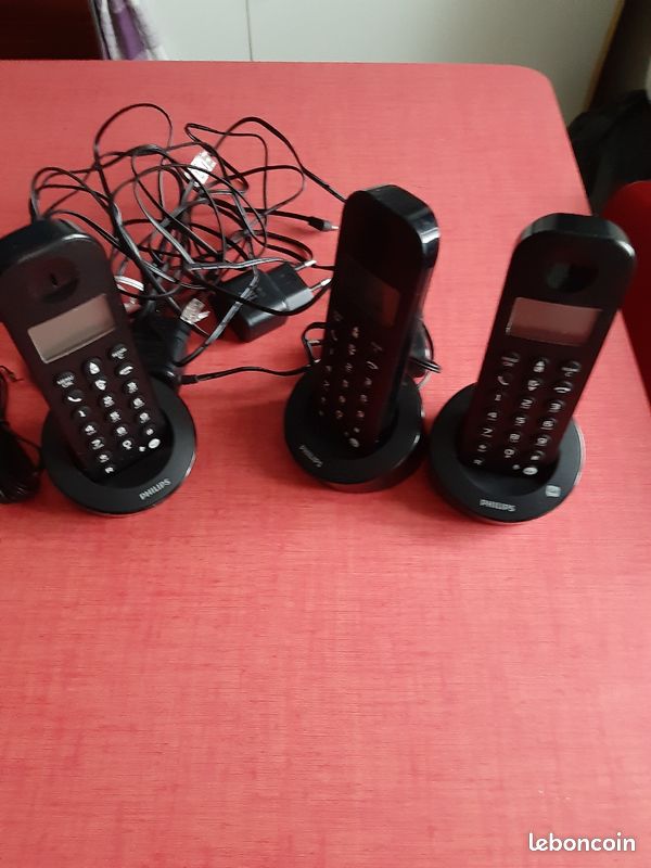 Téléphone fixe 3 combiné 15 (image 1)