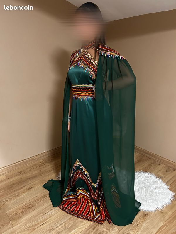 Traditional Dresses Robe Kabyle Noir 2019 Robe Kabyle Simple 2021