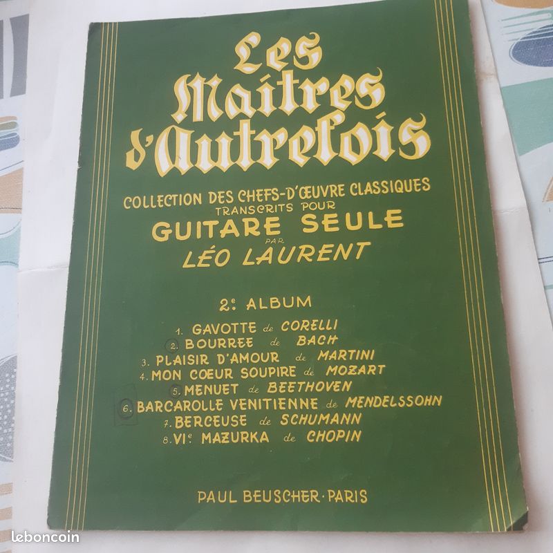 Partitions pour guitarre classique (image 3)