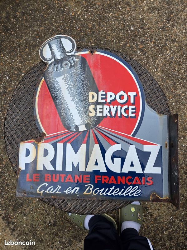 Antique PRIMAGAZ BOTTLE Tour de France cap advertising hat