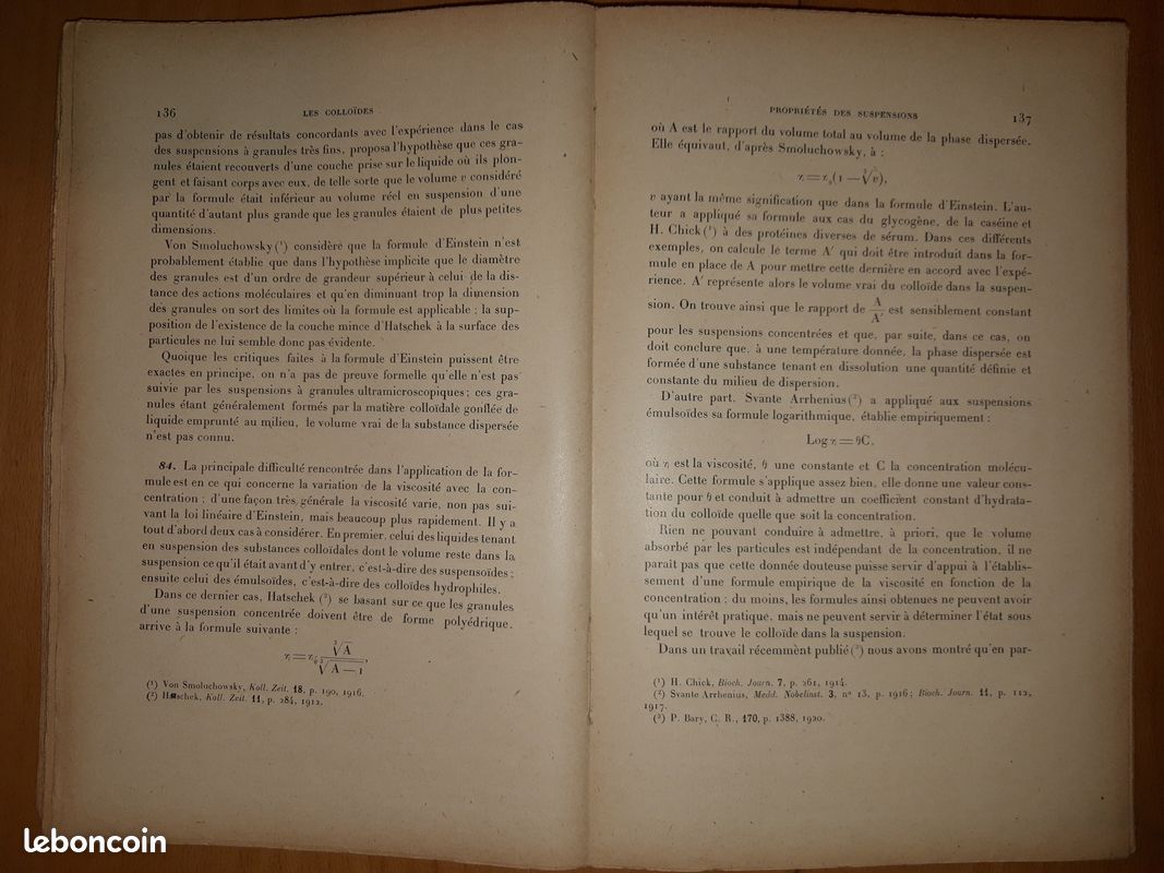 Les Colloïdes - Leurs gelées & leurs solutions - 1921 Paul Bary - DUNOD (image 2)