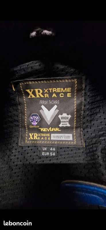 Combinaison moto piste Franck Thomas Équipement moto