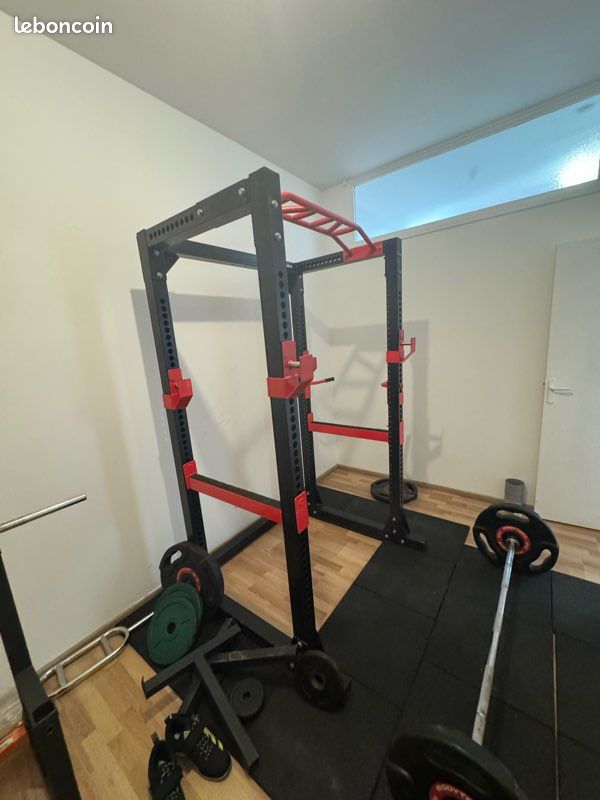Rack cage a squats professionnelle Sport Plein air