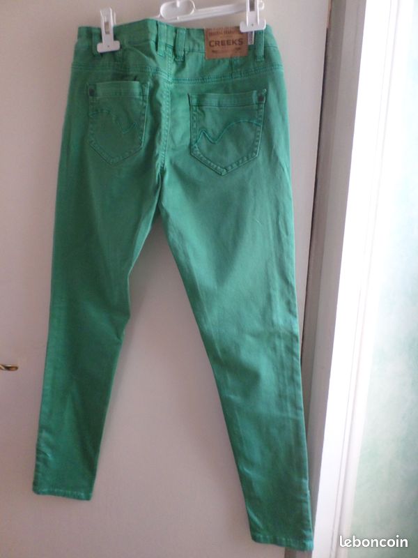 Jeans vert t. 36 creeks (image 6)