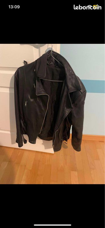 Veste en cuire taille 40 (image 1)