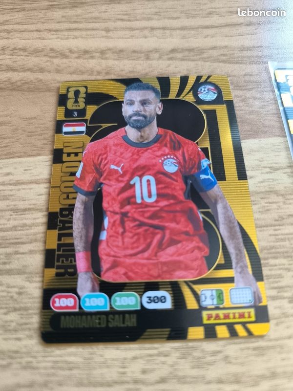 Lot 2 golden baller messi salah adrenalyn panini FIFA 2026 (image 2)