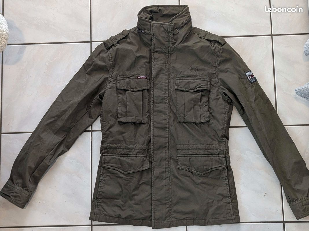 Classic Rookie Veste Kaki Superdry Homme Veste Superdry Rookie - Main Image